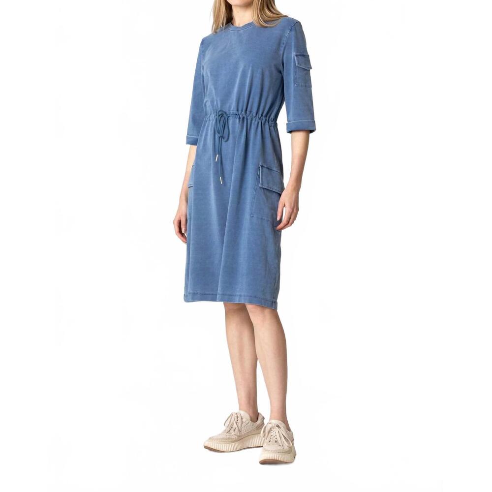 NEW LUNELLA elara shirt dress in denim
